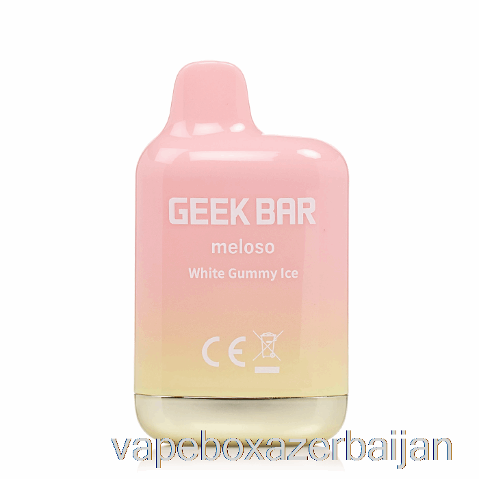E-Juice Vape Geek Bar Meloso MINI 1500 Disposable White Gummy Ice